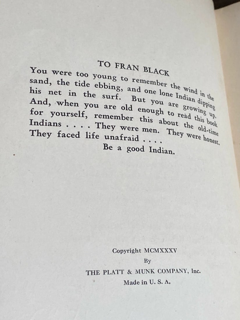 The Book Of Indians Holling C Holling Red Hardcover 1935 Illustrated Platt&Munk - 6