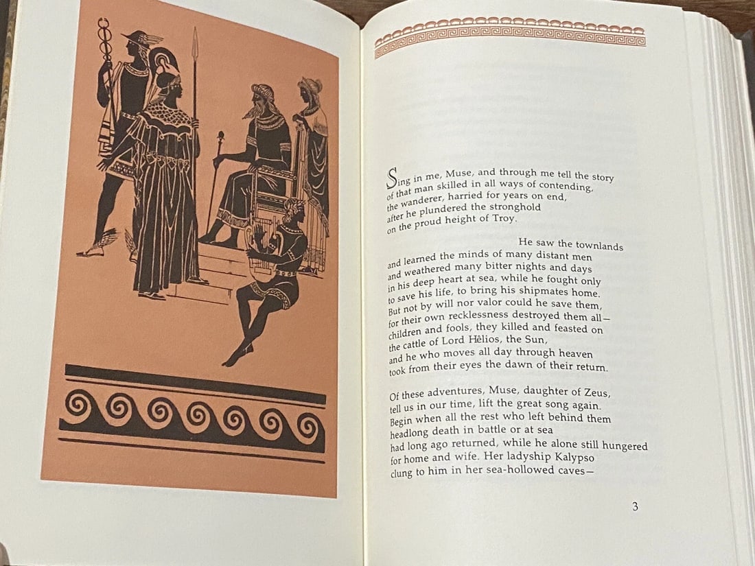 The Odyssey, Homer (Franklin Library, 1979) 1st Edition, 1st Printing. As New! - 13