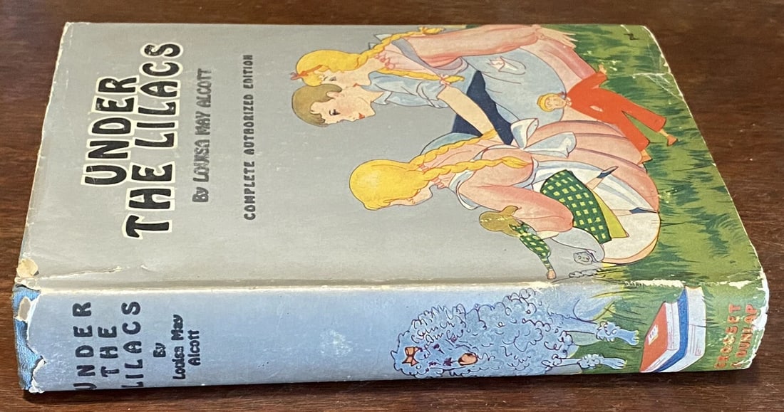 Louisa May Alcott UNDER THE LILACS Complete Authorized Ed. 1928 HC/DJ Grosset - 8