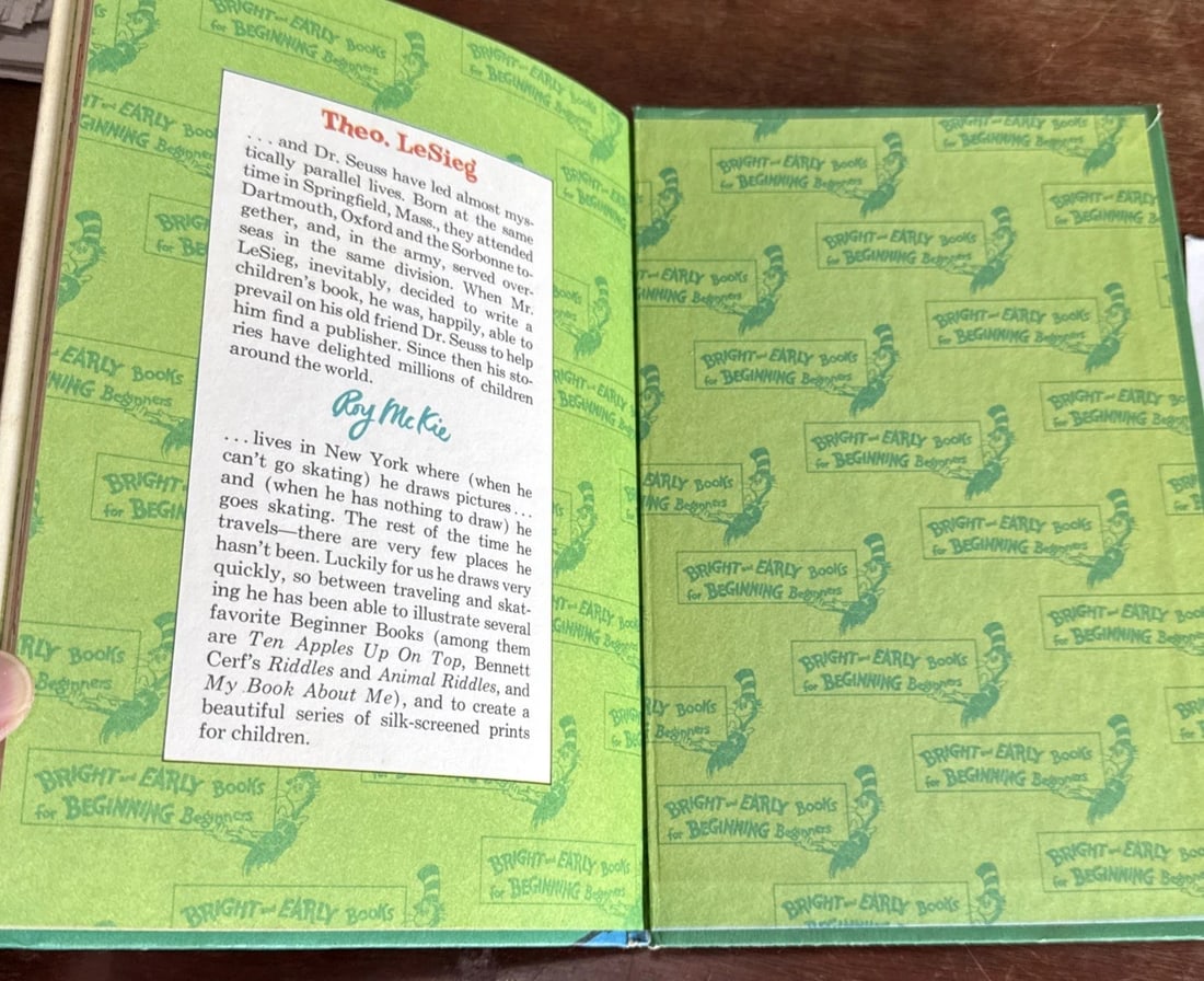 Would You Rather Be a Bullfrog? Hardcover Book by Theo LeSieg (Dr.Seuss) 1975 BC - 9