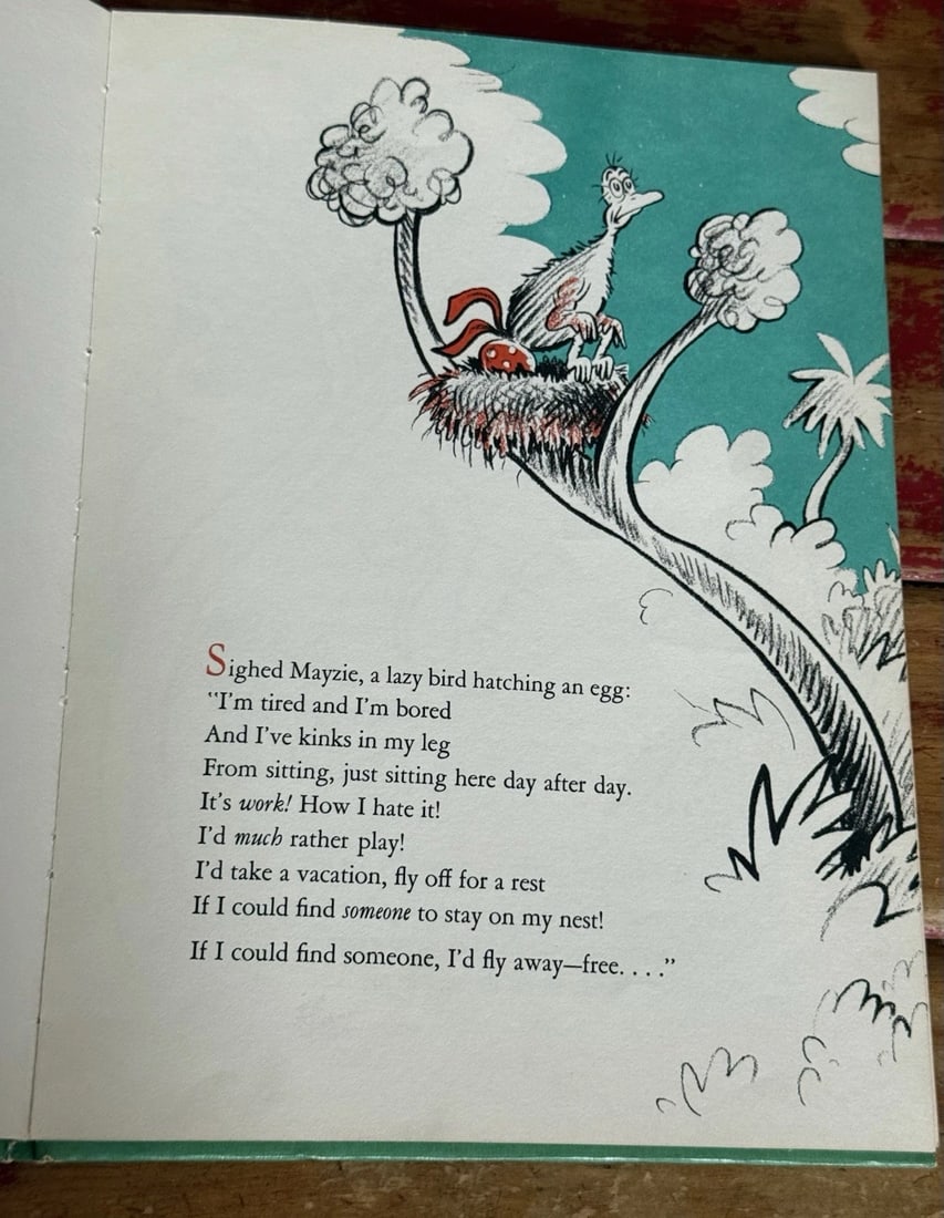 Horton Hatches the Egg by Dr. Seuss Hardcover, 1940 - 6