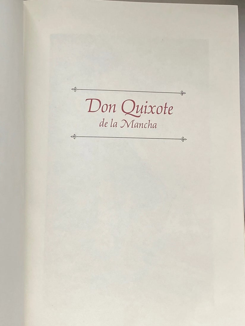 Don Quixote De La Mancha-Cervantes 1979 The Franklin Library Leather New (Other) - 6
