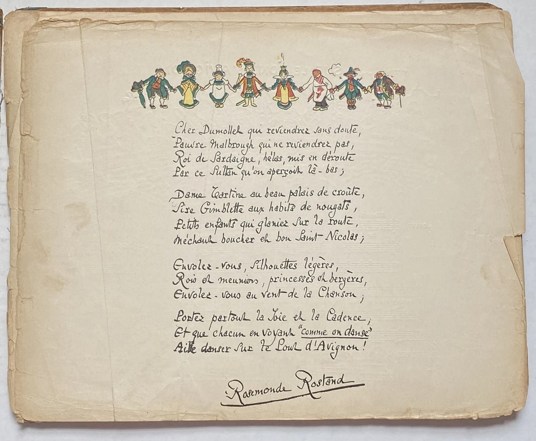 Gabriel Pierne Voyez Comme on Danse Chansons De Jeu et RondesEnfantines Signed - 4