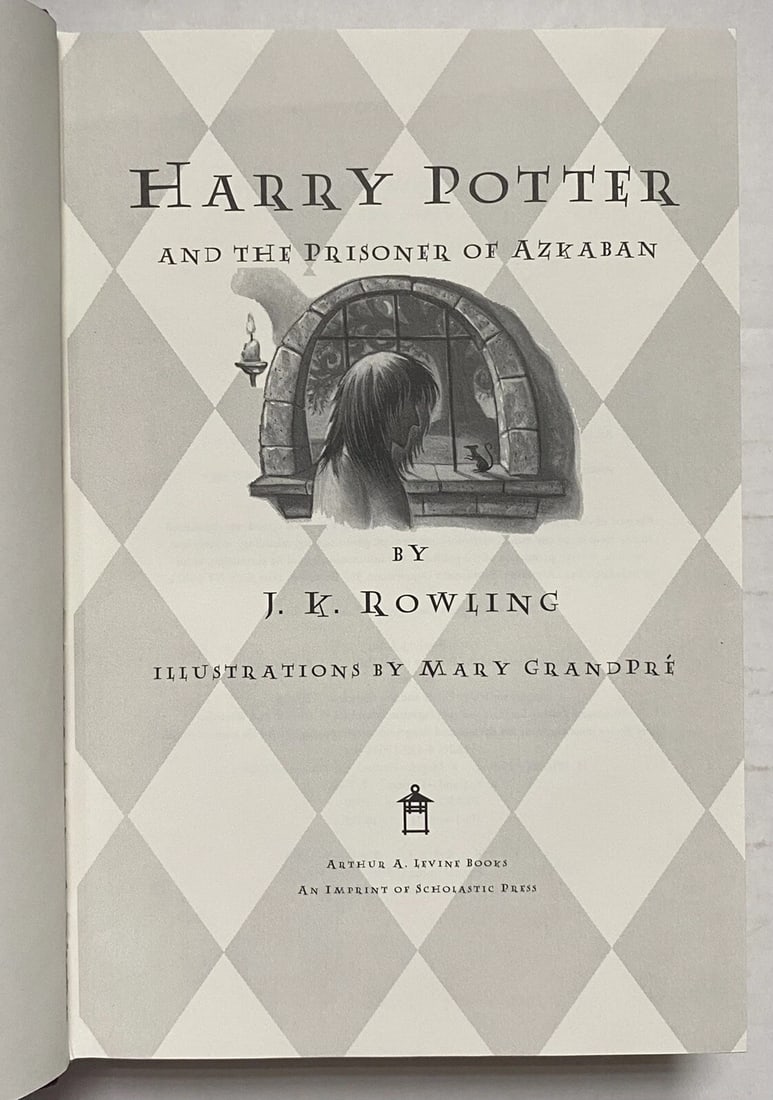 Harry Potter and the Prisoner Of Azkaban 1999 First American Ed/Print HC DJ VG - 2
