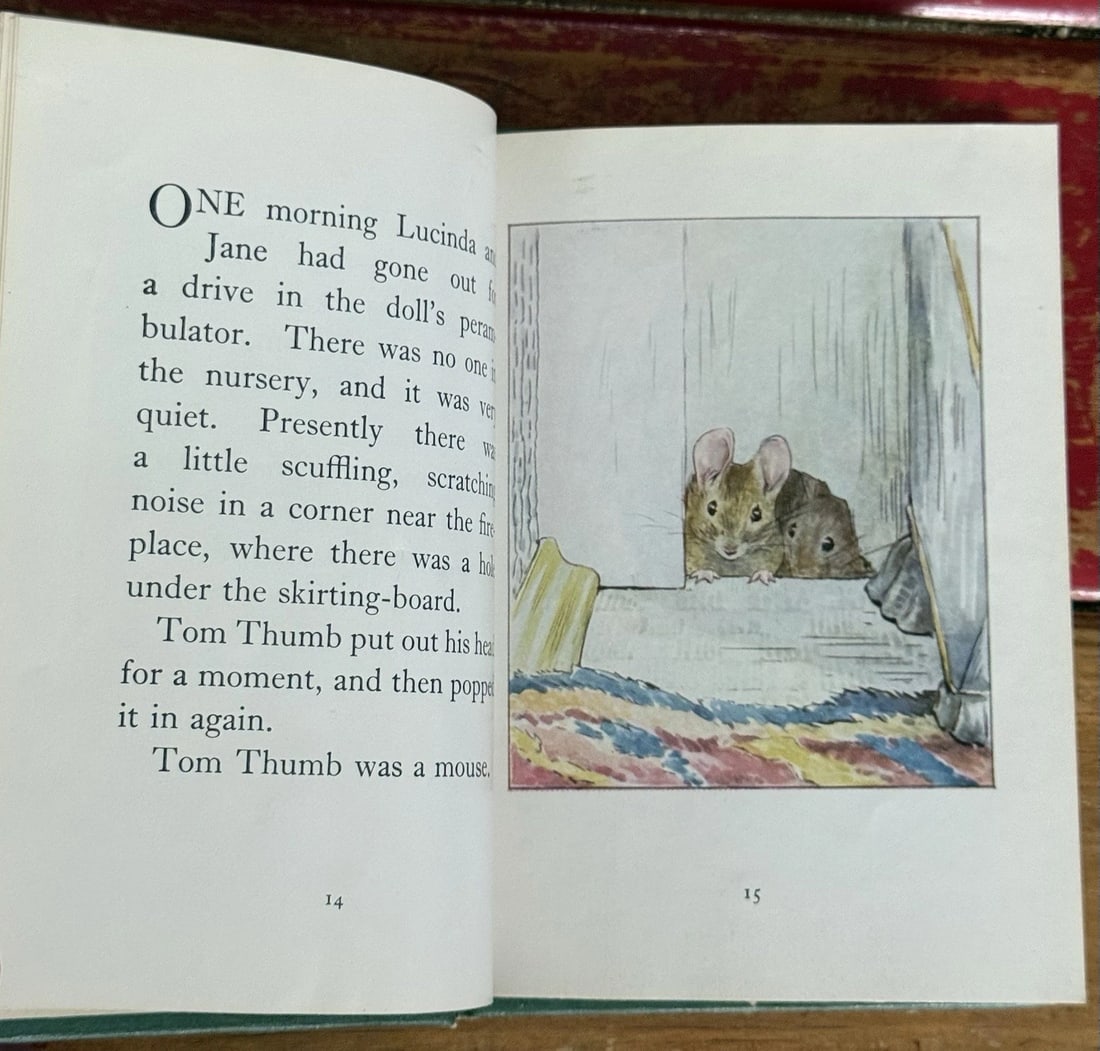 Beatrix Potter "The Tale of Two Bad Mice" F Warne & CO HC 1932 V. Good Condition - 9