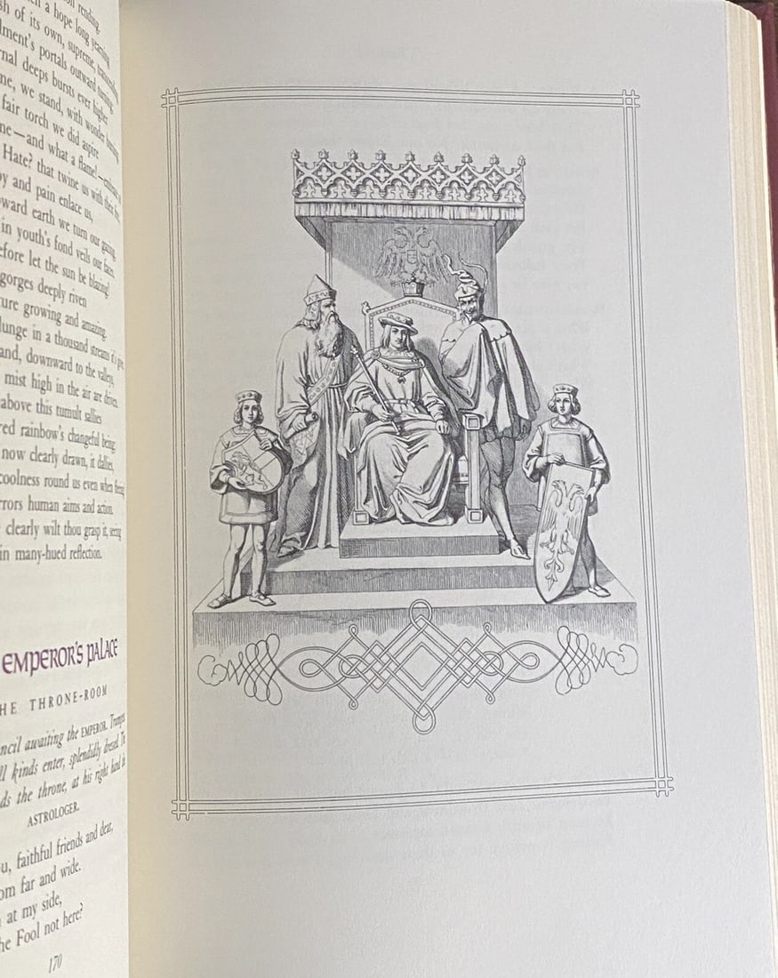 Franklin Library Quarter Leather FAUST Parts 1&2 Goethe 1981 Illustrated Fine - 7