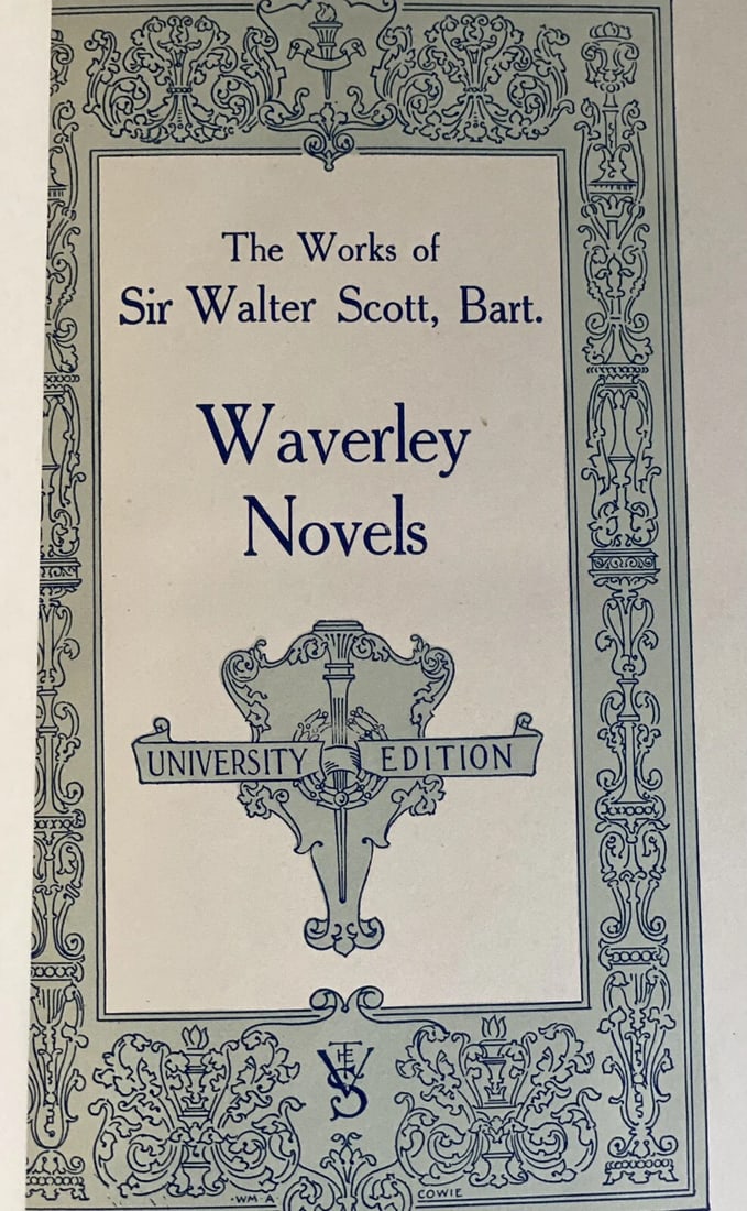 Works Of Sir Walter Scott Waverley NovelsOLD MORTALITY Univ. SocVol.V Illustrat. - 4