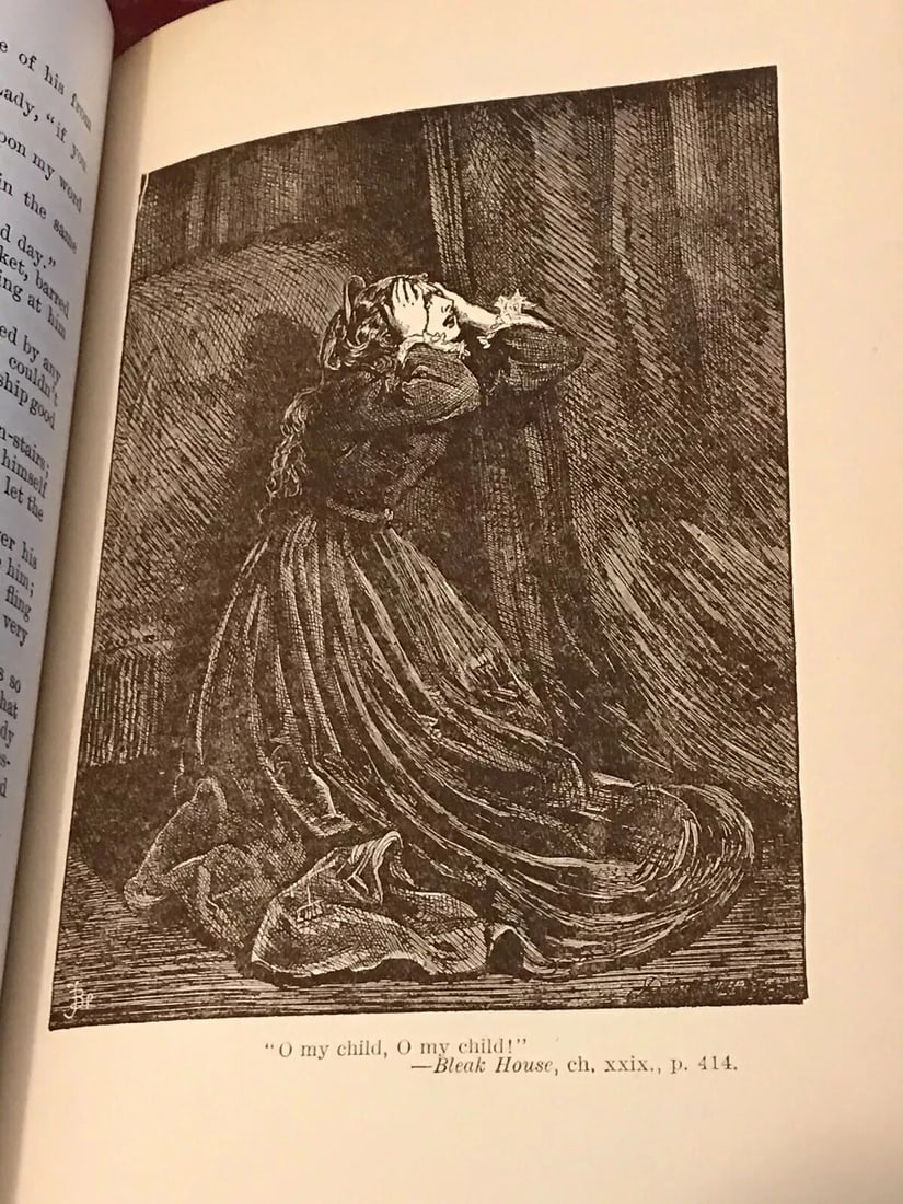 The Works Of Charles Dickens University Edition Vol. 1 Bleak House Antique 1911 - 9