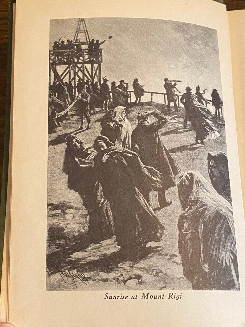 A Tramp Abroad Vol. X 1921 Authorized Ed. Harper Illustrated HC - 4