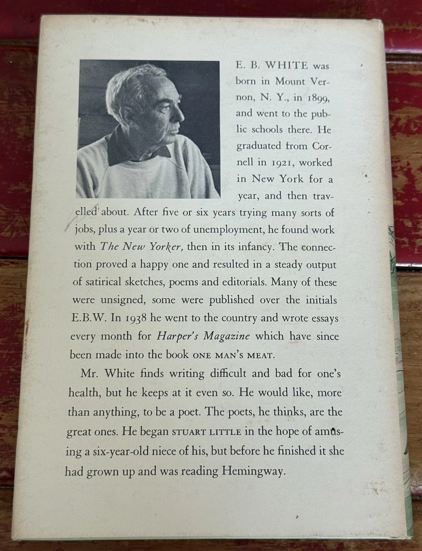 Stuart Little By E.B. White Illustrated Garth Williams 1973 Harper Like New HCDJ - 12