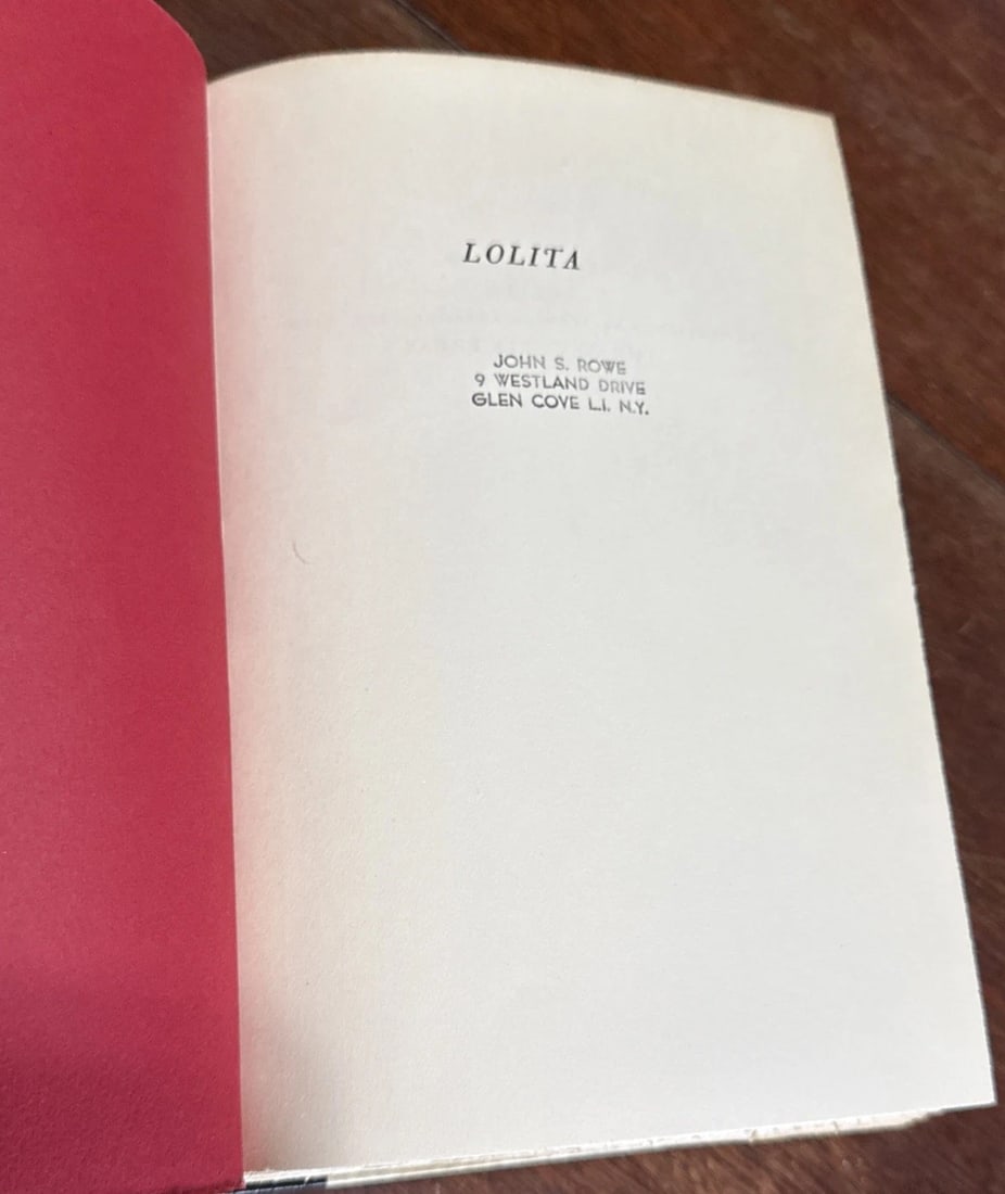 1955 Lolita Vladimir Nabokov G.P. Putnam's 1st/ 16th Very Good HC 1955 - 13