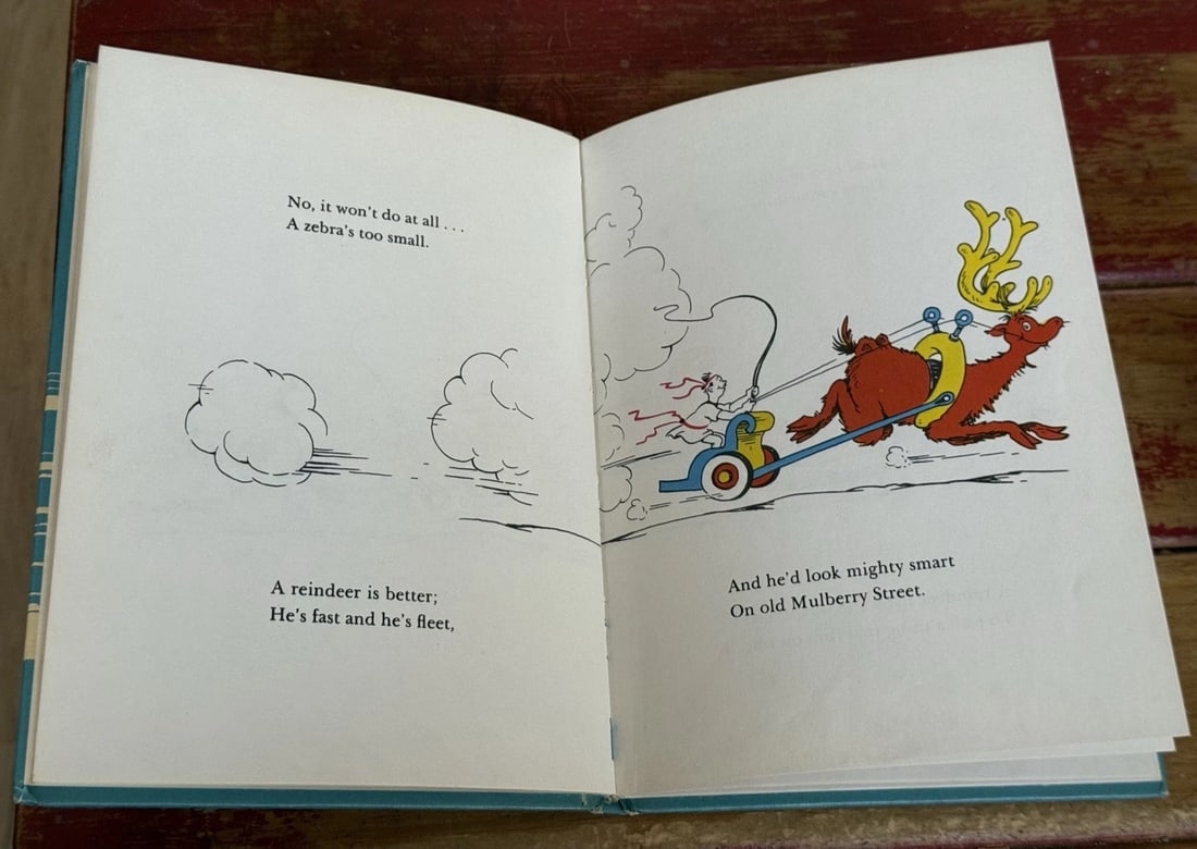 And To Think That I Saw It On Mulberry Street Dr. Seuss ~1937 Book Club��1ST ED! - 14