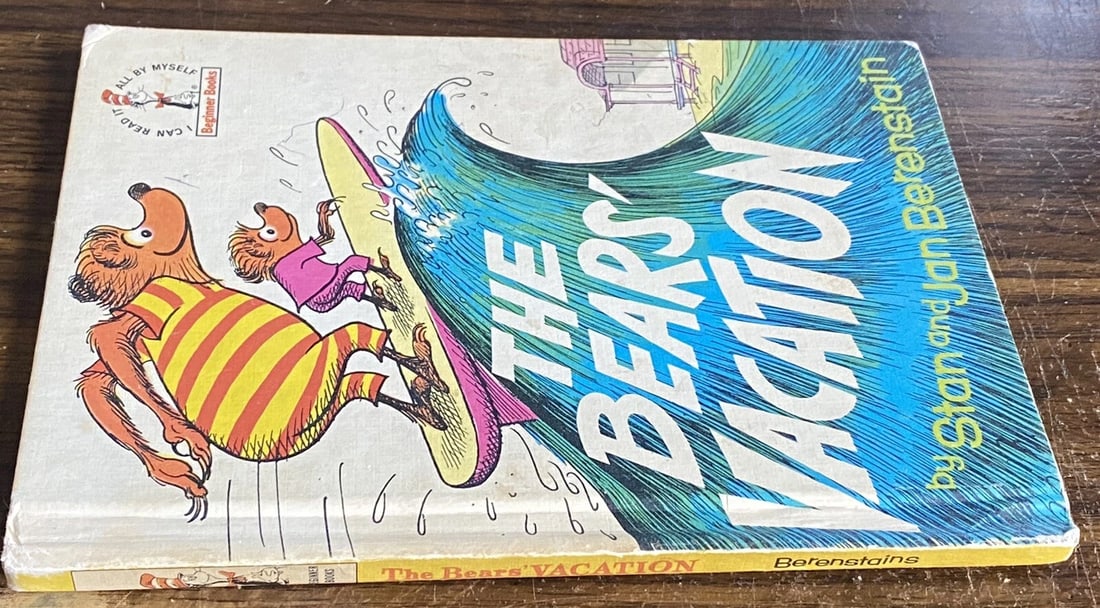 Dr Seuss The Bears' Vacation by Stan and Jan Berenstain 1968 Beginner BooksHC VG - 6
