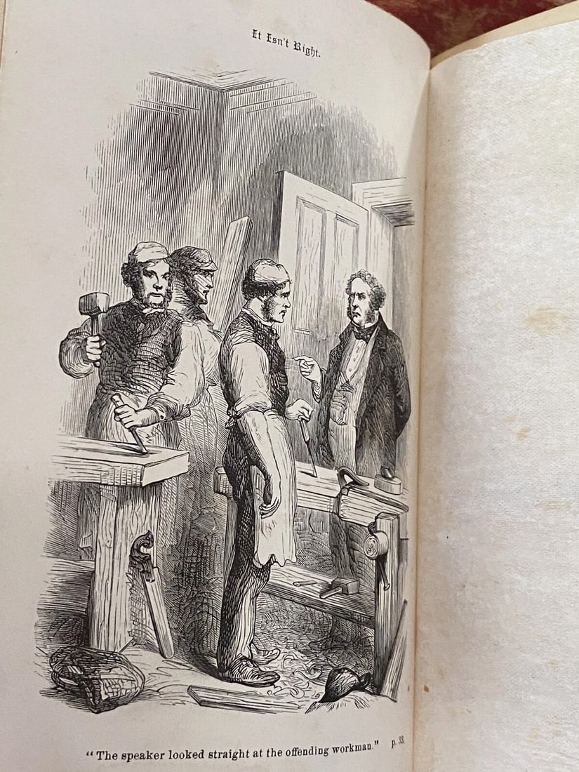 Ruth Buck Lamb It Isn't Right or Frank Johnson's Reason 1st Edition 1867 HC Ill. - 9