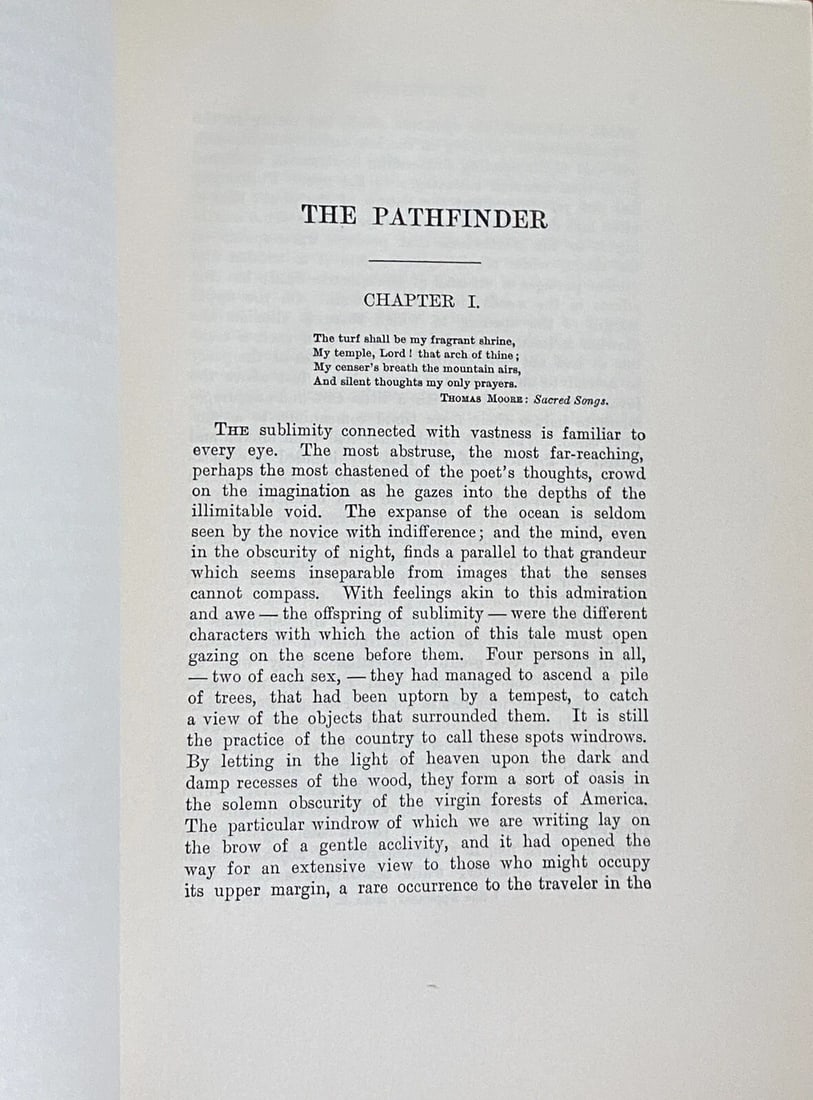 James Fenimore Cooper PATHFINDER 1898 Leather Stocking Tales Fireside Ed. VeryGd - 9