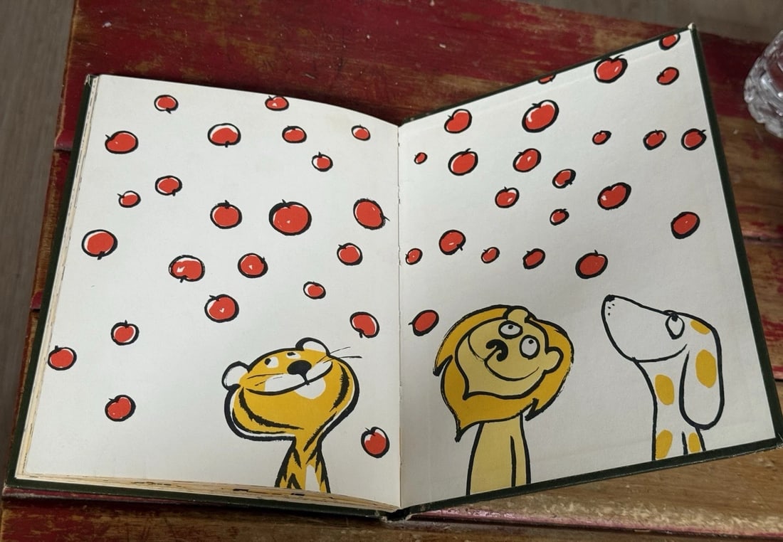 Dr. Seuss 1961 Vtg Book Club Ed Ten Apples Up On Top Theo Lesieg 1st Ed/ 1st Pr - 12