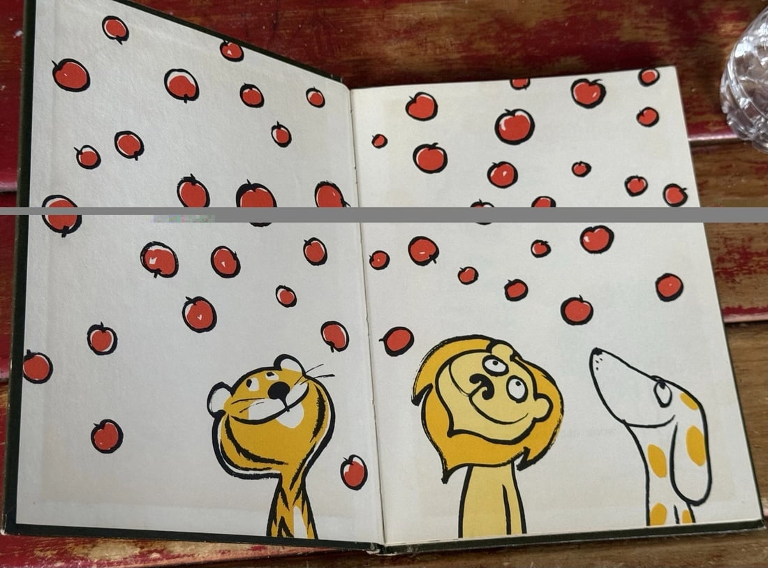 Dr. Seuss 1961 Vtg Book Club Ed Ten Apples Up On Top Theo Lesieg 1st Ed/ 1st Pr - 5