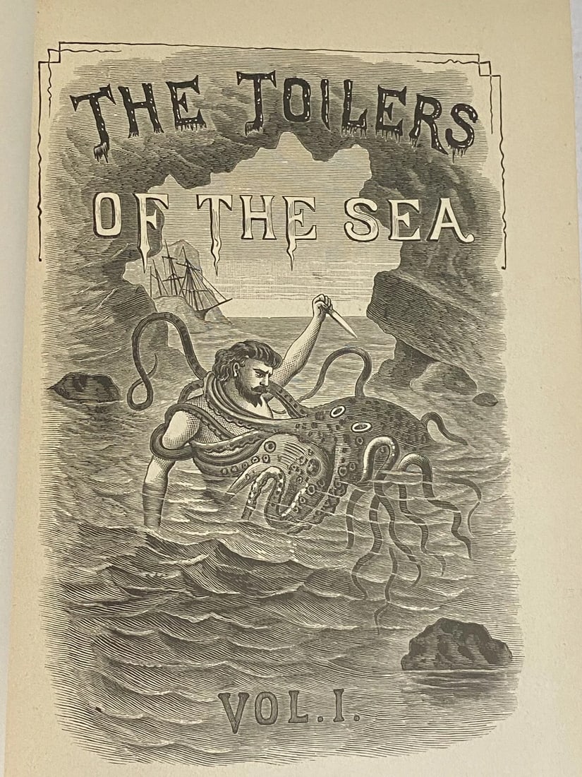 Victor Hugo’s Novels Toilers Of The SeaVol. I Illustrated 1887Library Edition - 5