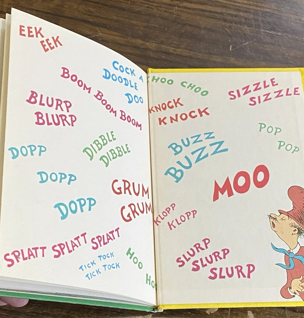 Dr. Seuss Mr. Brown Can Moo! Can You? Dr. Seuss's Book Wonderful Noises 1st BC - 15