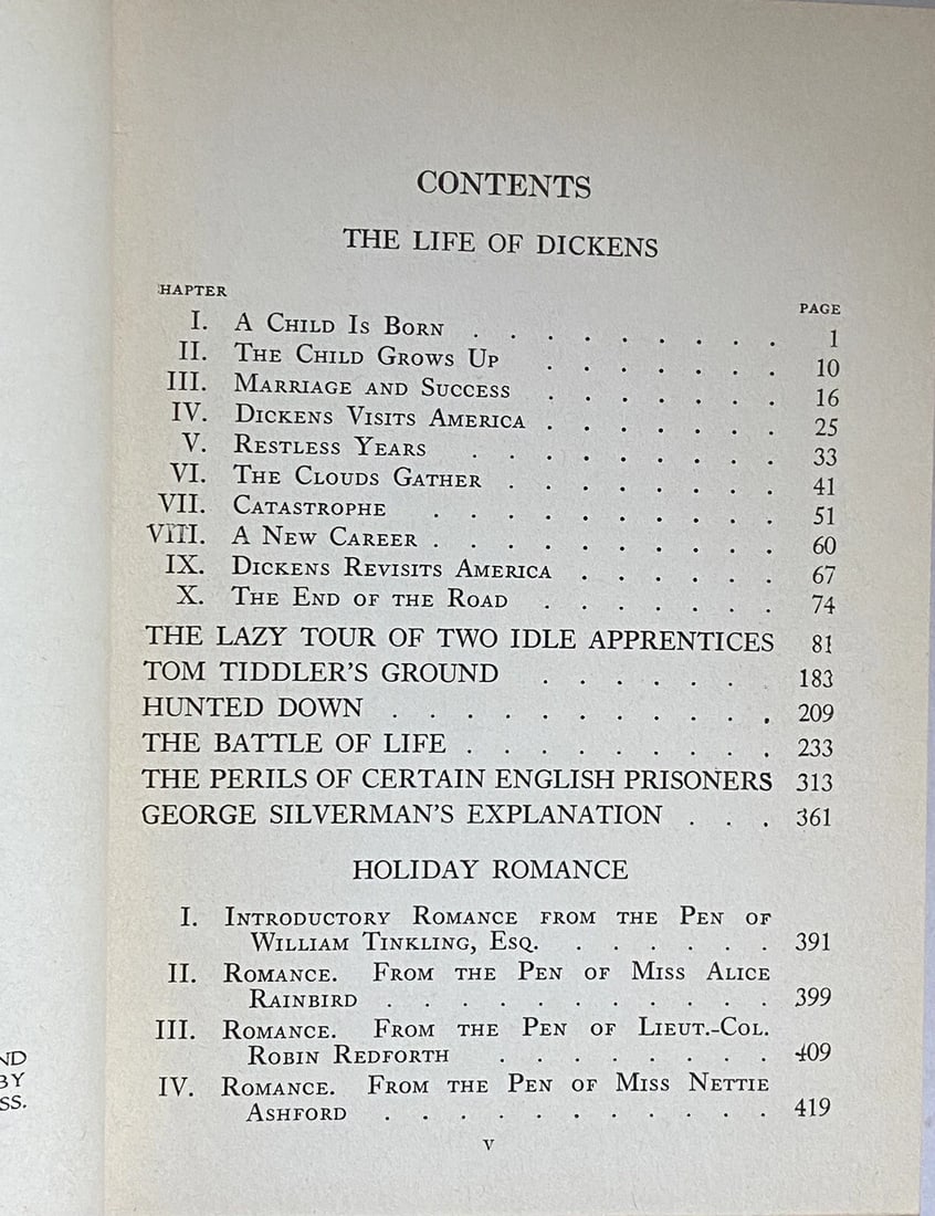 LIFE OF DICKENS BY EVERETT H. RUPERT AND FAVORITE STORIES Books Inc. 1936 HC - 13