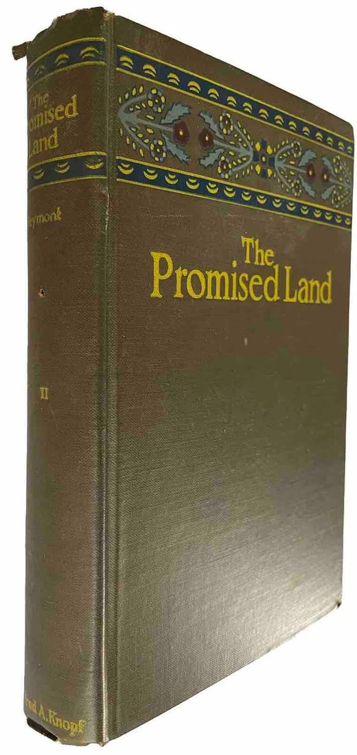 The Promised Land Vol 2 1927 Alfred Knopf Ladislas Reymont HC Very Good - 5