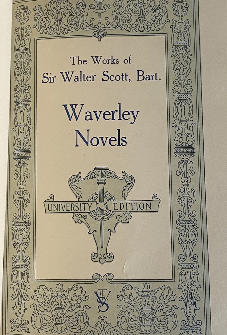 The Works Of Sir Walter Scott Waverley Novels Univ. Ed. Vol.III Illustr. Rob Roy - 2
