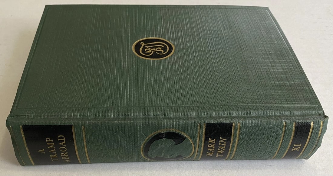 1921 COMPLETE WORKS OF MARK TWAIN VOL.XI A TRAMP ABROAD Harper Illustrated HC - 5