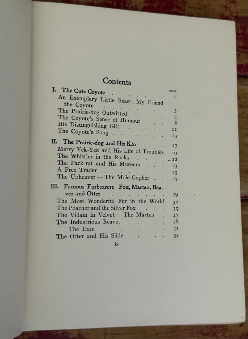 Wild Animals at Home (Hardcover) by Ernest Thompson Seton 1913 First Edition - 9