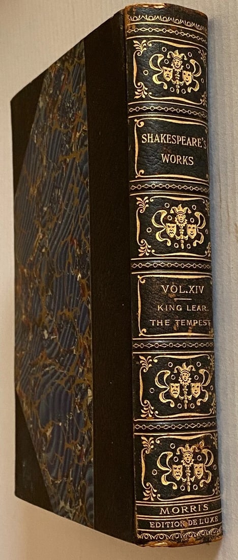 Shakespeare’s Works Elgin Ed. Deluxe Vol.XIV King Lear, The Tempest 1901 Morris - 6