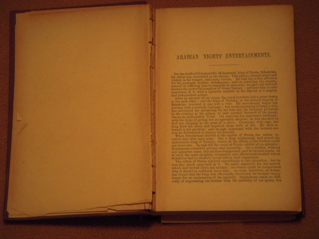 ARABIAN NIGHTS ENTERTAINMENT International Book Co Copyright 1896 US Book Co - 5