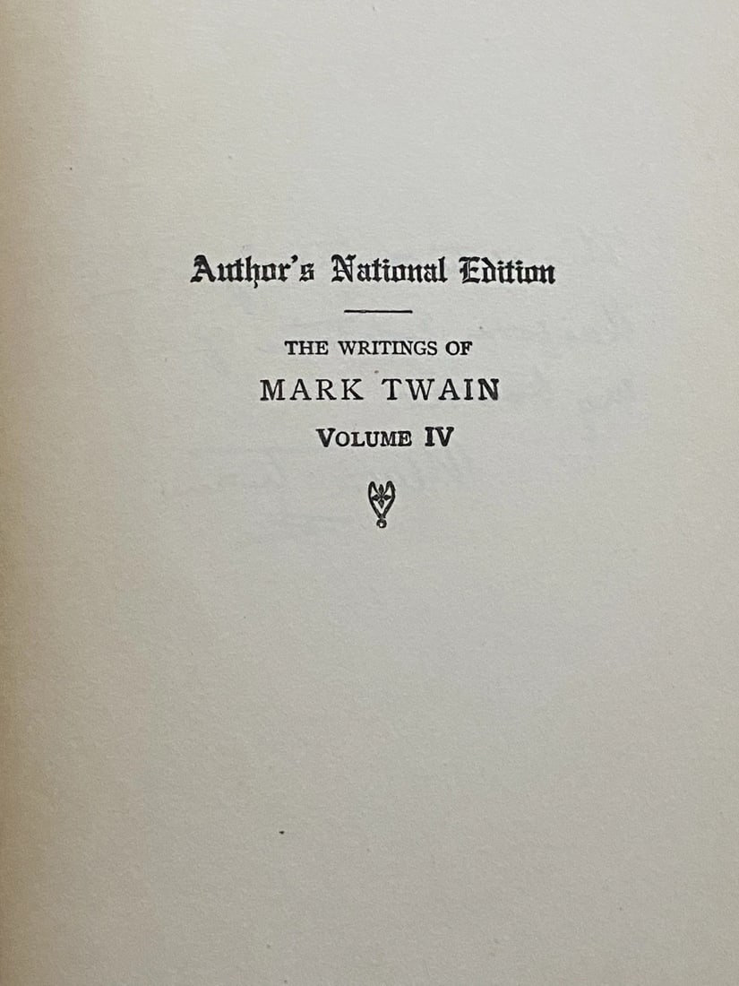 A TRAMP ABROAD (Vol IV-Book II) Mark Twain HC/Ills/Author's National Ed. 1907 - 4