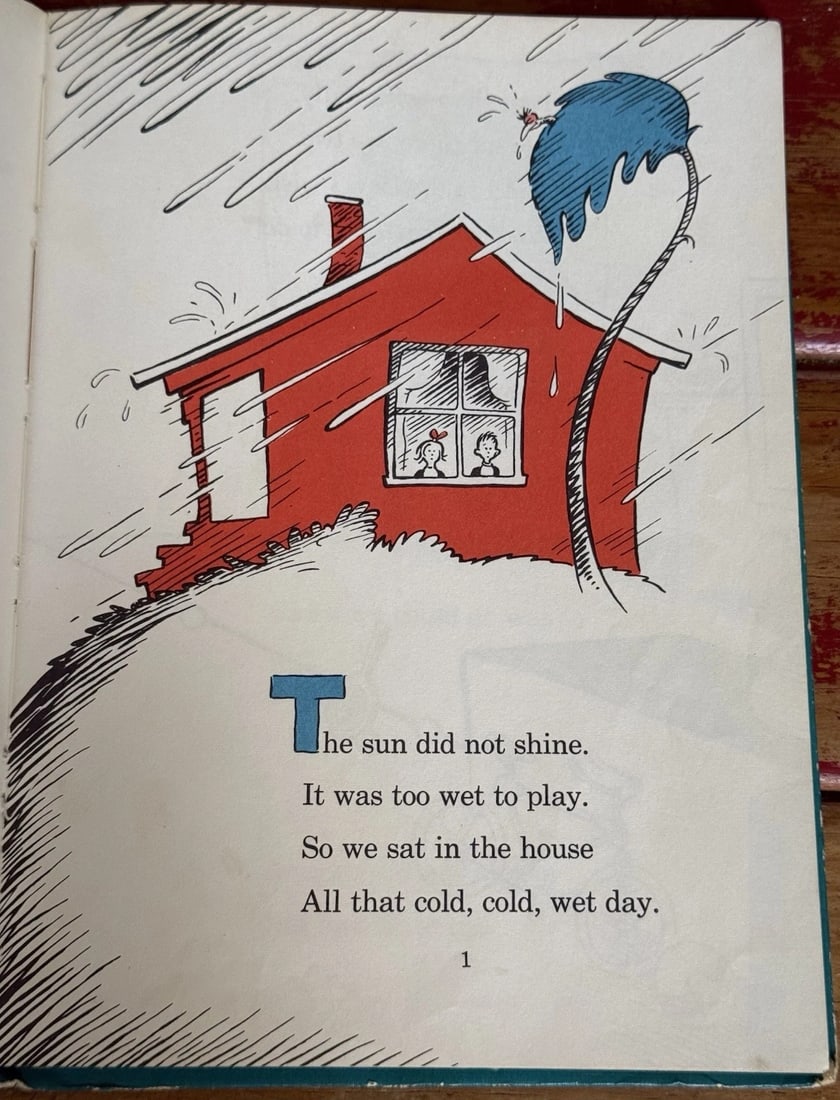 The Cat In The Hat By Dr. Seuss, 1st Print BC In 1957 - 11