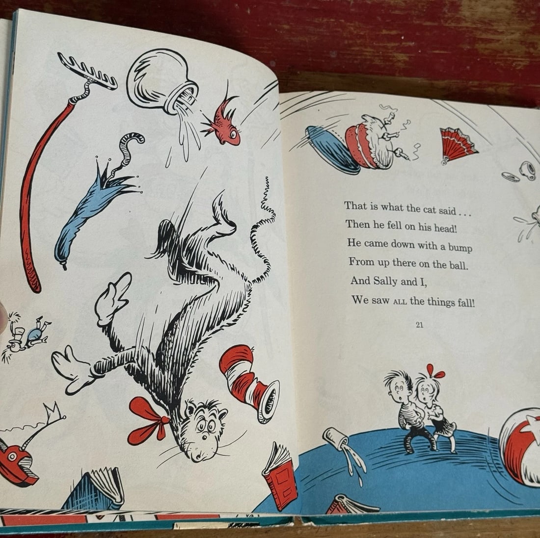 The Cat In The Hat By Dr. Seuss, 1st Print BC In 1957 - 12