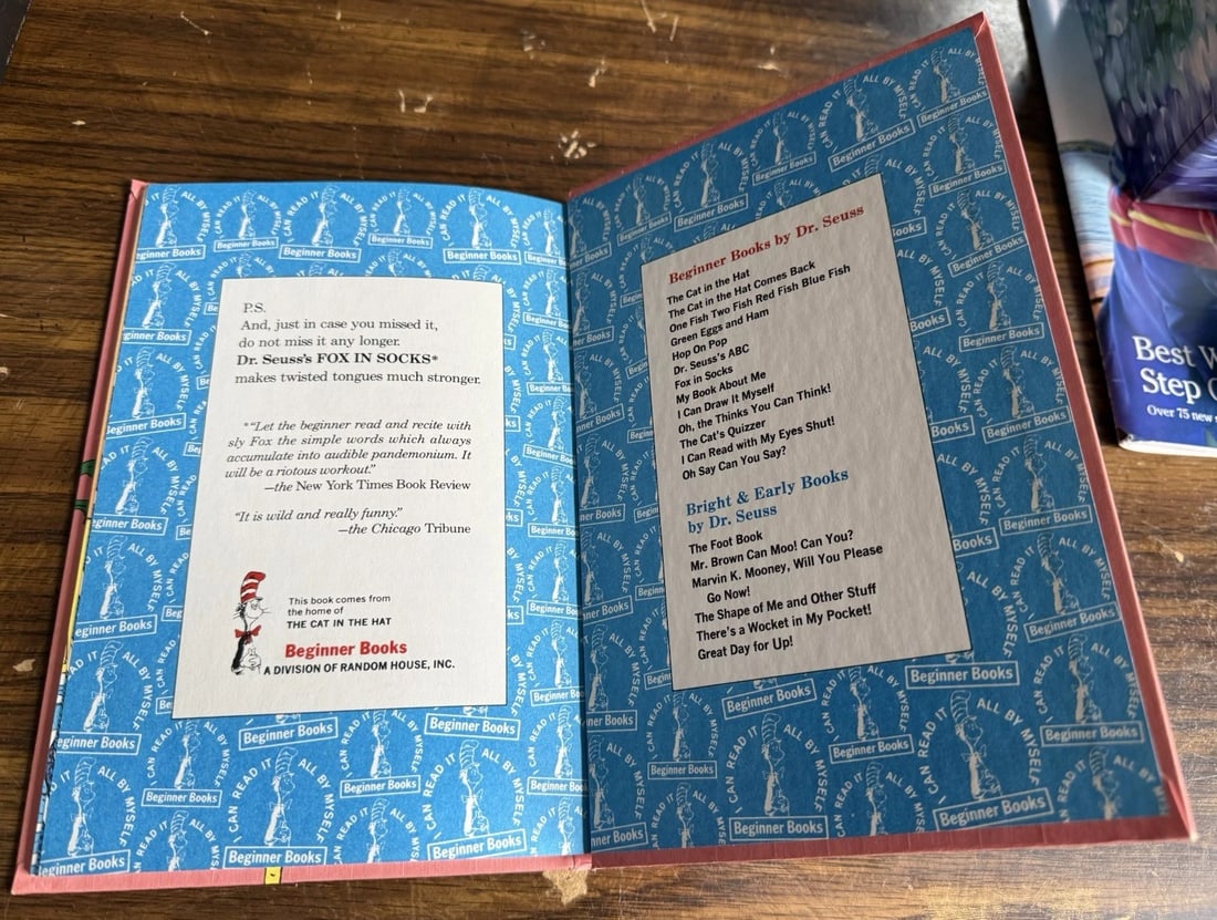 Oh Say Can You Say? Dr. Seuss HC Random HouseBC Edition Very Good Condition 1979 - 13