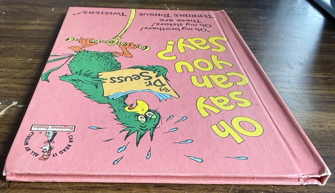 Oh Say Can You Say? Dr. Seuss HC Random HouseBC Edition Very Good Condition 1979 - 8