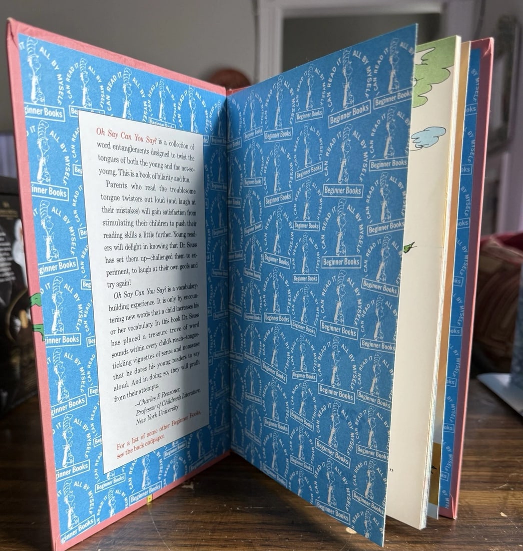 Oh Say Can You Say? Dr. Seuss HC Random HouseBC Edition Very Good Condition 1979 - 9