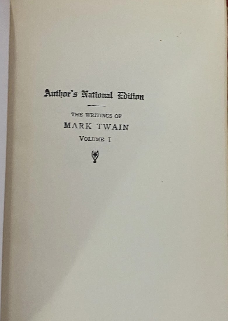 Mark Twain Authors National Edition Innocents Abroad Vol. I 1911 HC Illustrated - 4