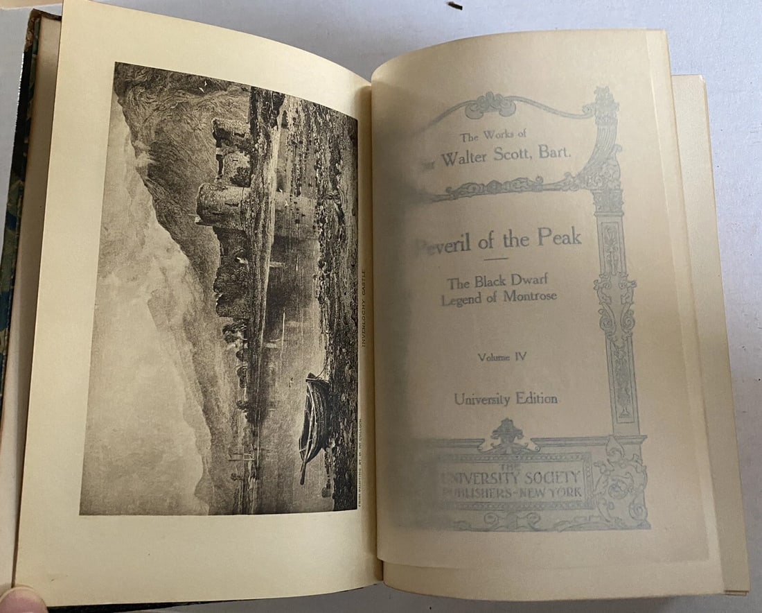 The Works OfSir Walter Scott Waverley Novels Peveril of the Peak Univ.Ed. Vol.IV - 3
