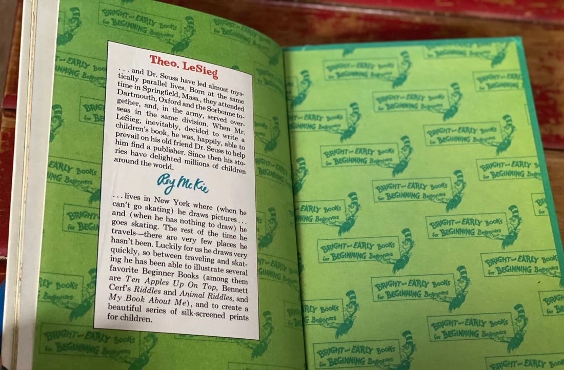 Would You Rather Be a Bullfrog? 1975 1st Edition Book Club Dr Seuss Theo. LeSieg - 9