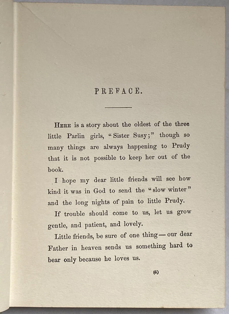 Little Prudy's Sister Suzy 1892 HC Children's Book Hardcover Antique Very Good! - 9