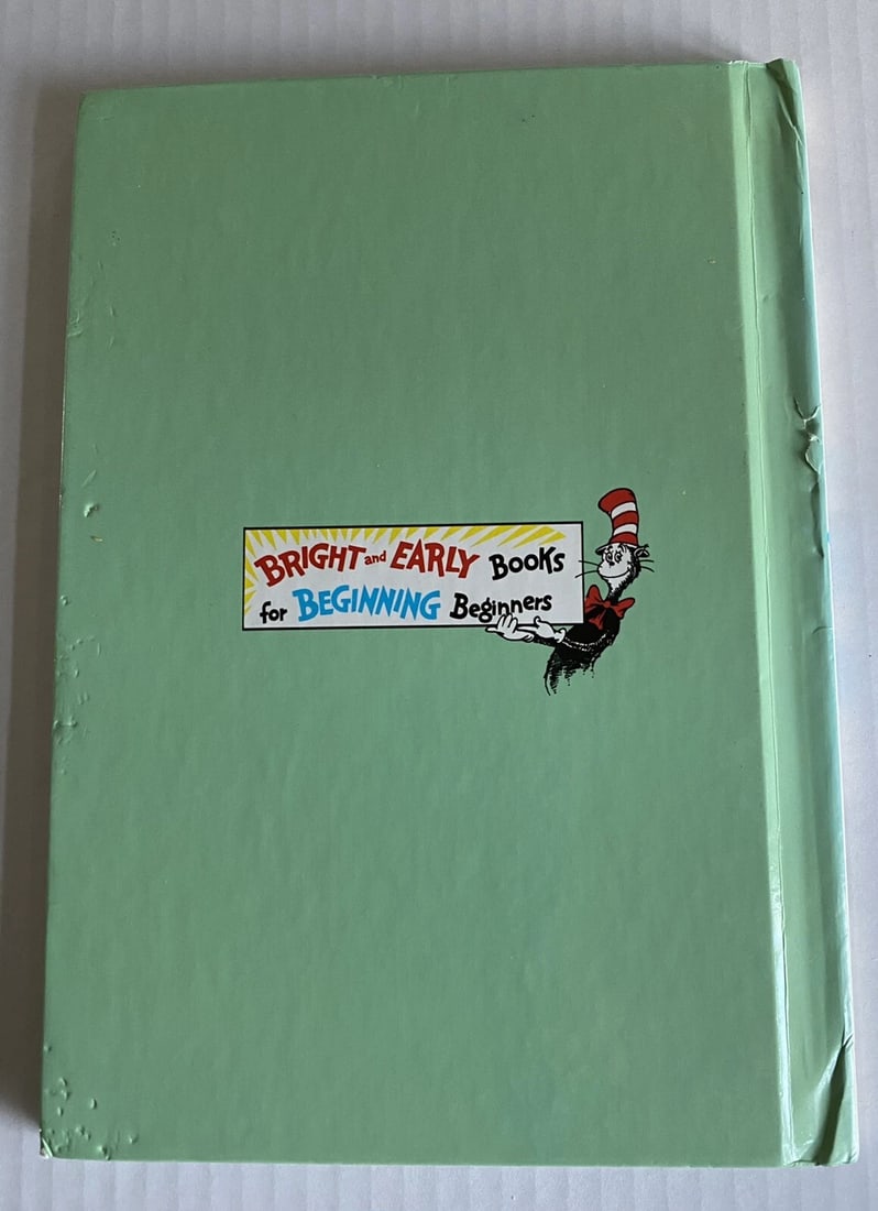 The Foot Book 1968 Dr. Seuss Grolier Book Club Edition Print U 123 Very Good - 2