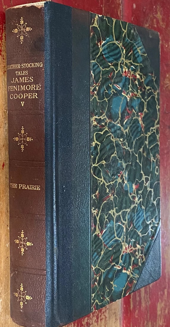 James Fenimore Cooper THE PRARIE 1898 Leather Stocking Tales Fireside Antique - 12