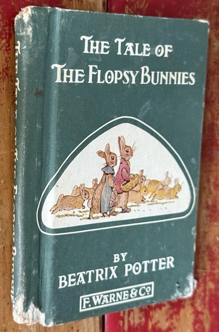 The Tale of the Flopsy Bunnies BEATRIX POTTER HC 1937 2nd Printing - 2