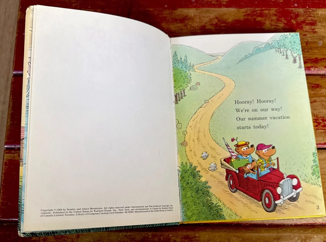 1968 The Bears’ Vacation Stanley & Jan Berenstain 1st Ed/Print BC Random House - 10