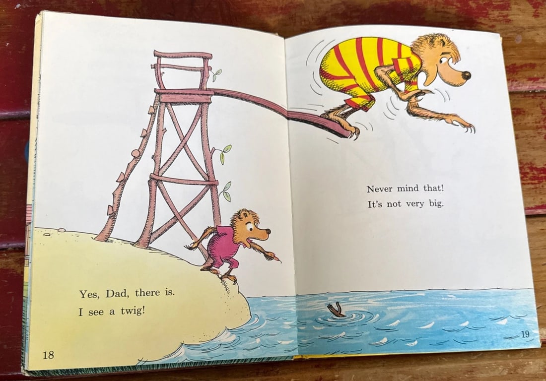 1968 The Bears’ Vacation Stanley & Jan Berenstain 1st Ed/Print BC Random House - 12