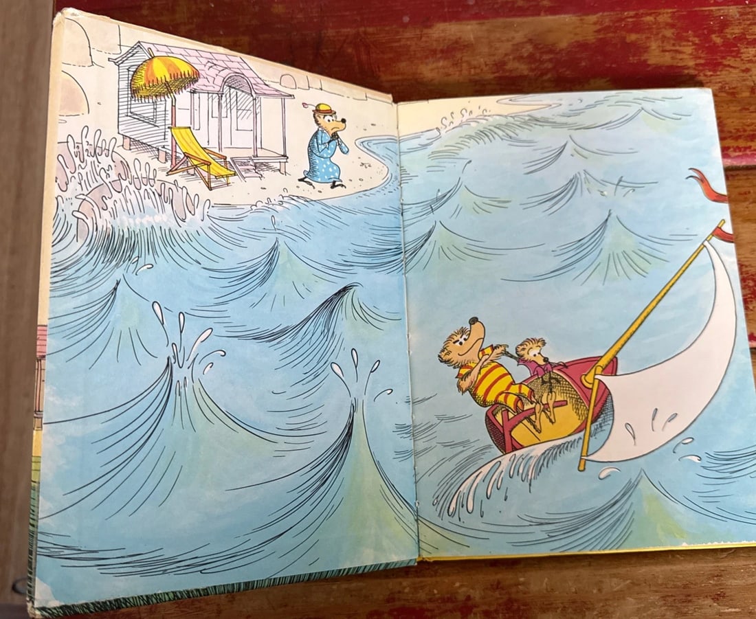 1968 The Bears’ Vacation Stanley & Jan Berenstain 1st Ed/Print BC Random House - 9
