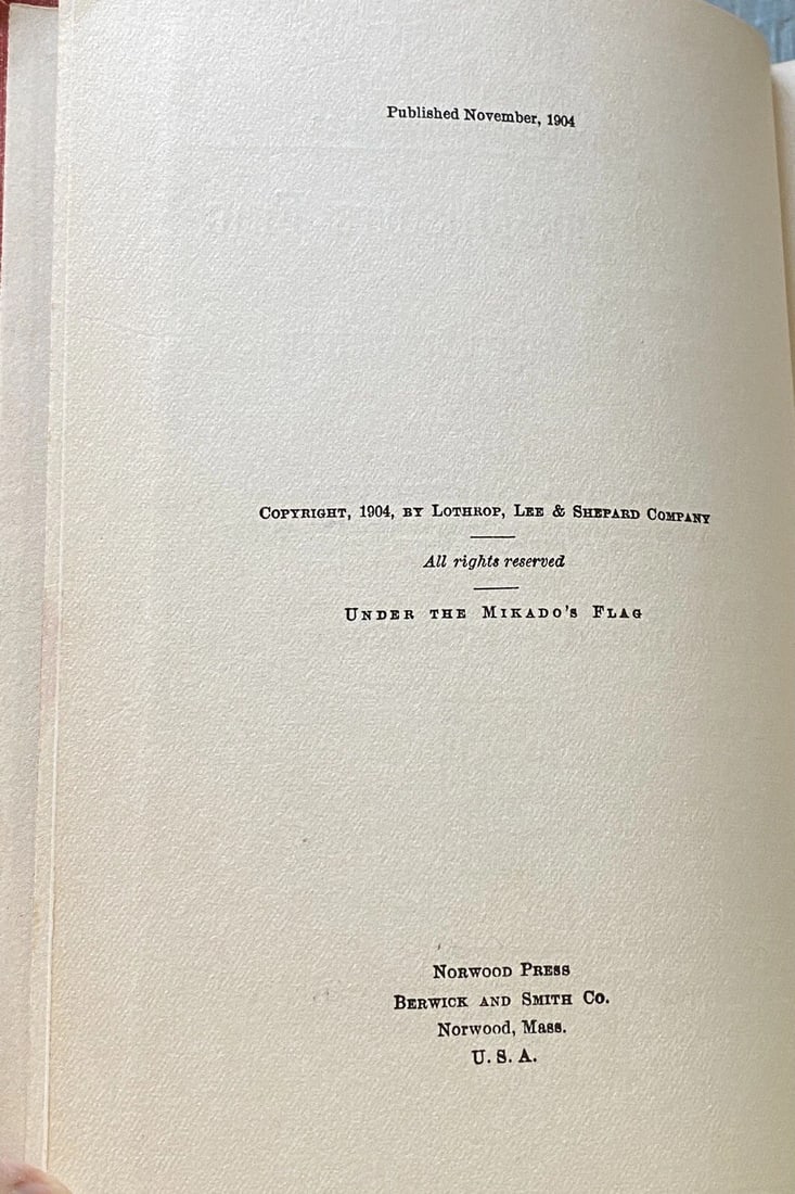 Under the Mikado's Flag by Edward Stratemeyer 1904 HC 1st Edition Illustrated - 5