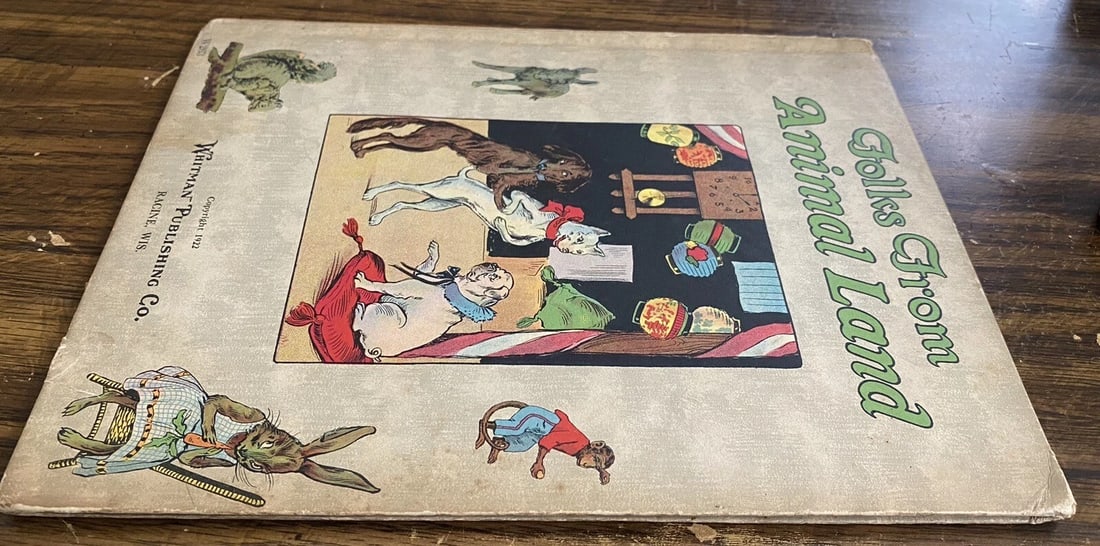 Folks From Animal Land Antique 1922 Western Publishing Co. #W263 IllustratedRARE - 5