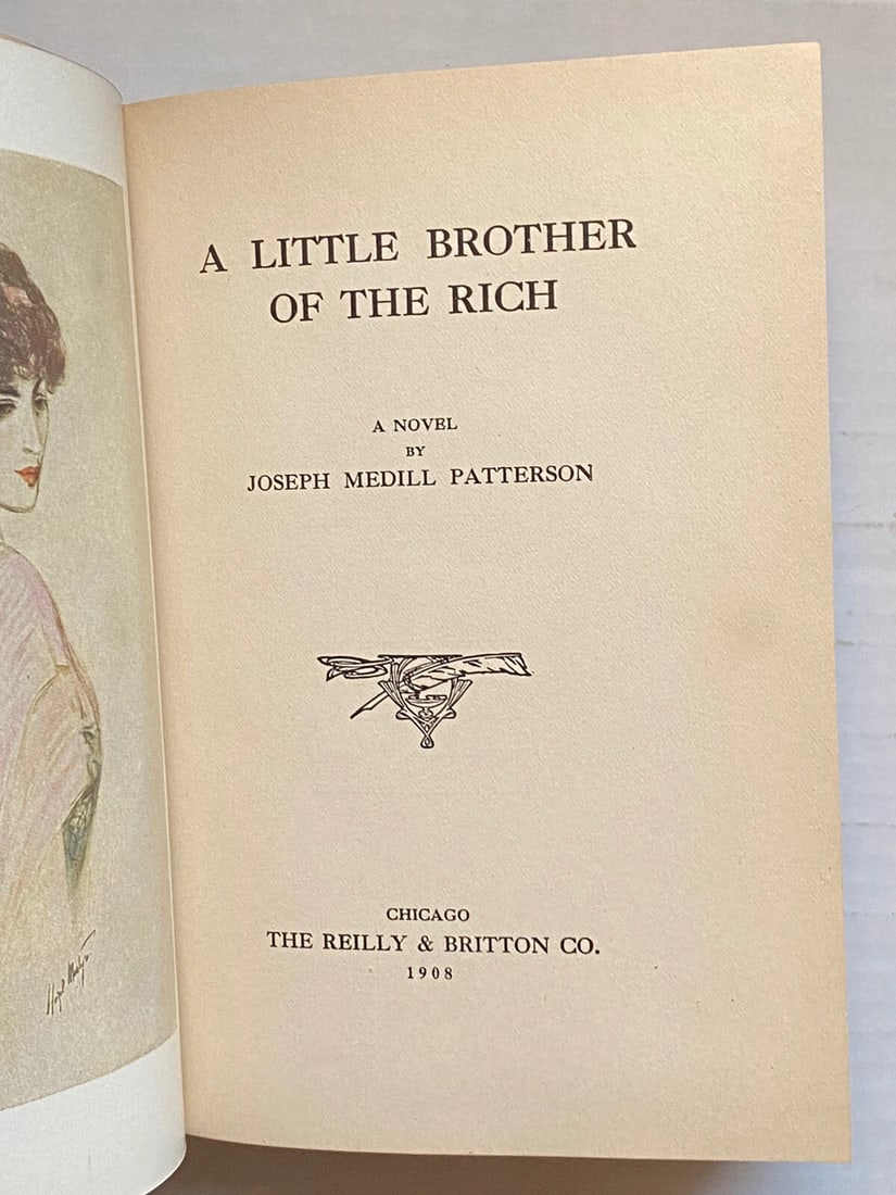 Antique Book A LITTLE BROTHER OF THE RICH: Patterson 1908 112 Years Old HC + - 5