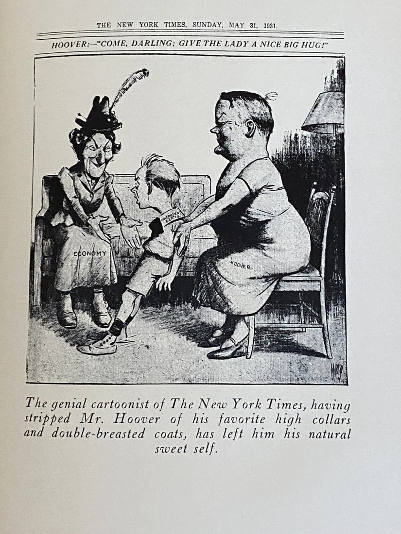 THE STRANGE CAREER of MR. HOOVER UNDER TWO FLAGS 1931 1st/9th HC IllustVery Good - 7